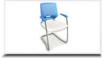 Cadeiras fixas para escritrio - Beezi Aproximao S
