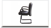 Cadeiras fixas para escritrio - Cadeira fixa Fraque modelo 2