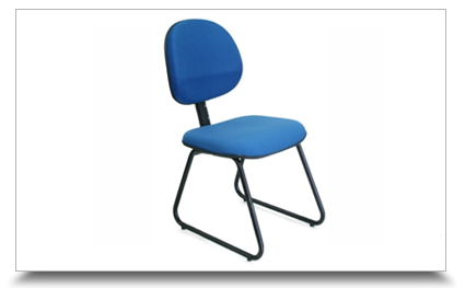 Cadeiras fixas para escritrio - Cadeira secretria executiva sky 
