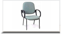 Cadeiras fixas para escritrio - Cadeira diretor palito com braos