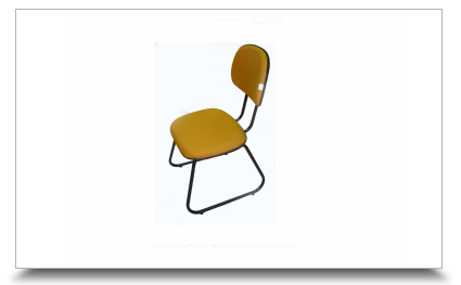 Cadeiras fixas para escritrio - Cadeira secretria Curva