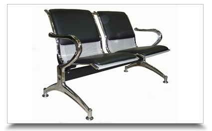 Cadeiras Longarinas para escritrio - Longarina aeroporto com braos