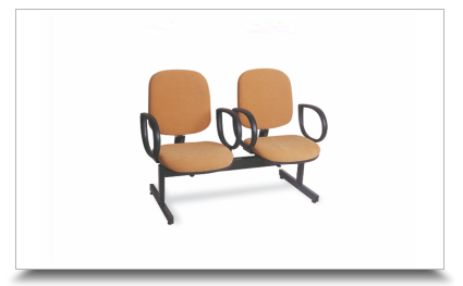 Cadeiras Longarinas para escritrio - Longarina Diretor Econmica