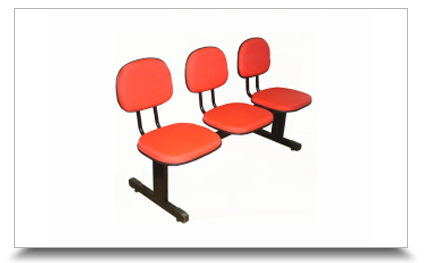 Cadeiras Longarinas - Oramento Longarina secretaria
