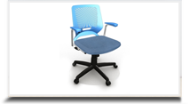 Cadeiras operacionais para escritório - Cadeira Beezi giratória