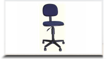 Cadeiras operacionais para escritrio - Cadeira secretaria reta