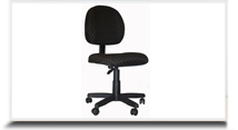 Cadeiras operacionais para escritório - Cadeira executiva Lombar 
