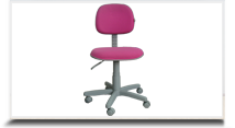 Cadeiras operacionais para escritório - Cadeira secretária curva