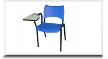 Cadeiras universitrias para escritrio -Cadeira ISO Escamotevel 1 brao