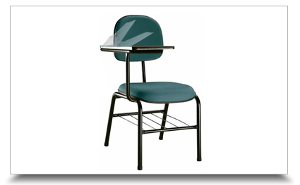 Cadeiras universitrias para escritrio - Cadeira universitaria verde dobravl