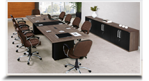 Mesas para reuniões para escritório - Mesa de Reunião Evolution 40mm