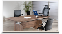 Mesas para reuniões para escritório - Mesa reunião Reflex tamburato